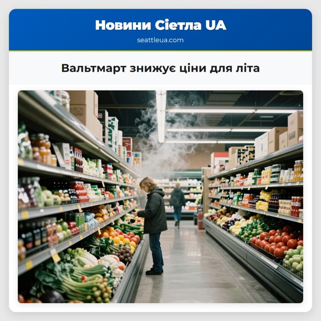 Вальтмарт знижує ціни для літа