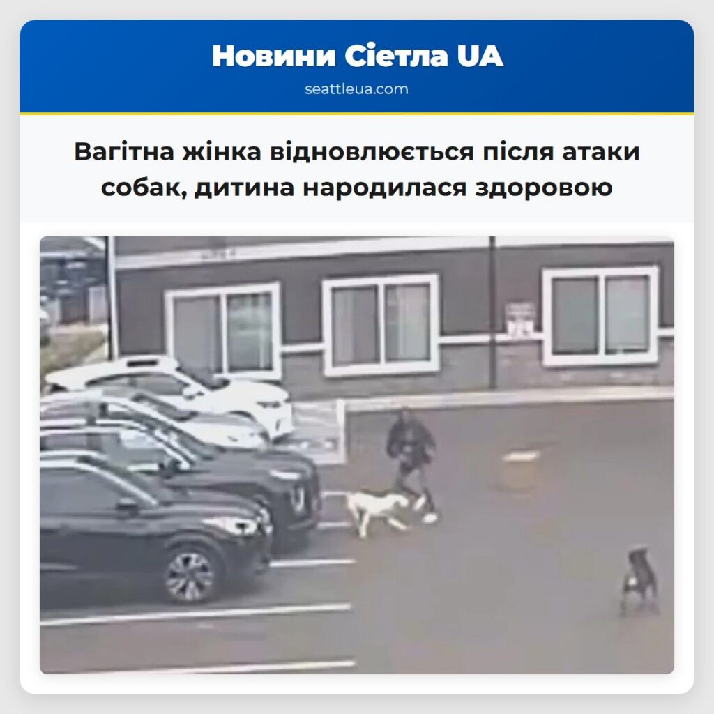 Вагітна жінка відновлюється після атаки собак,